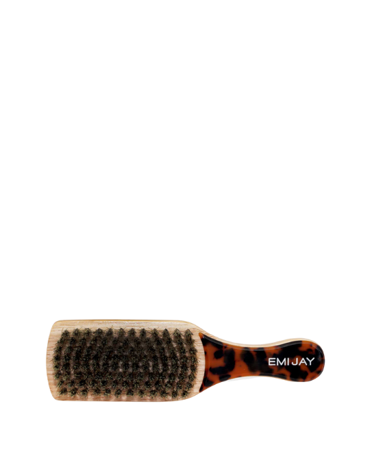 Mini Boar Bristle Brush in Tortoise